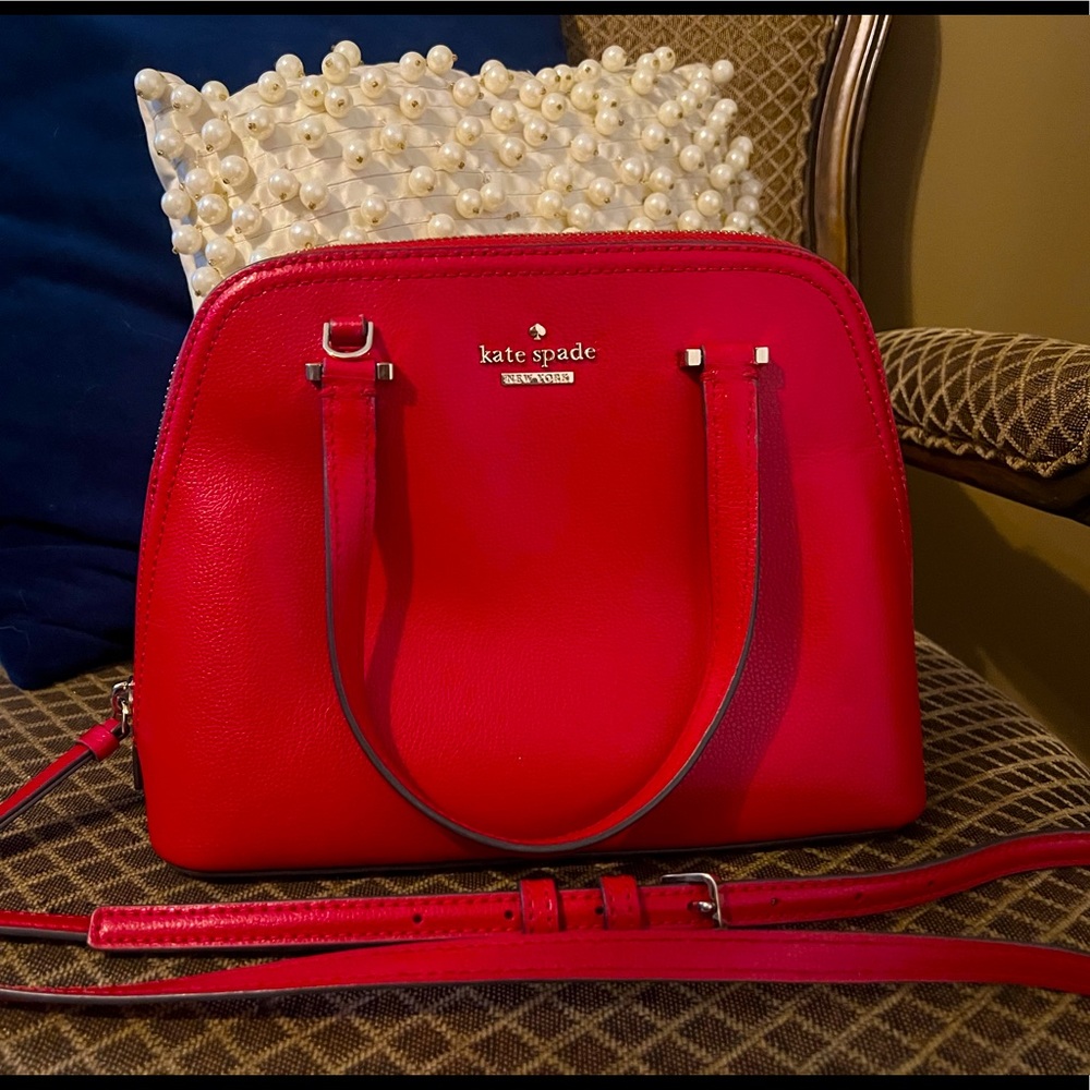 Kate Spade Red Crossbody Purse/Handbag